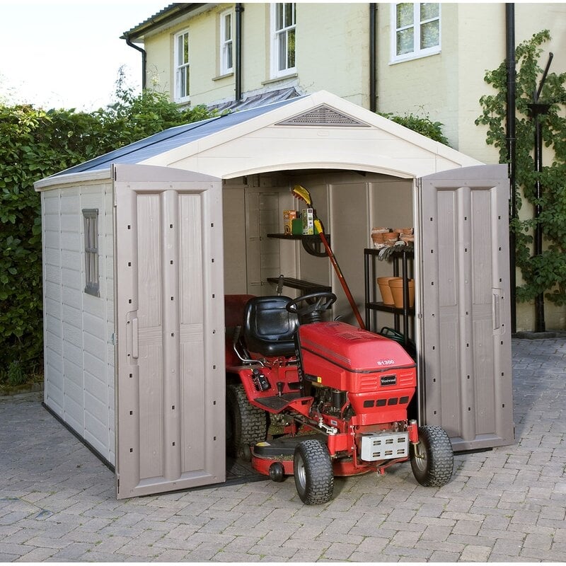 Factor 8 ft. W x 11 ft. D Resin Storage Shed