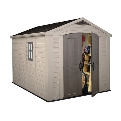 Factor 8 ft. W x 11 ft. D Resin Storage Shed