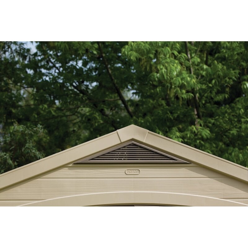 Factor 8 ft. W x 11 ft. D Resin Storage Shed