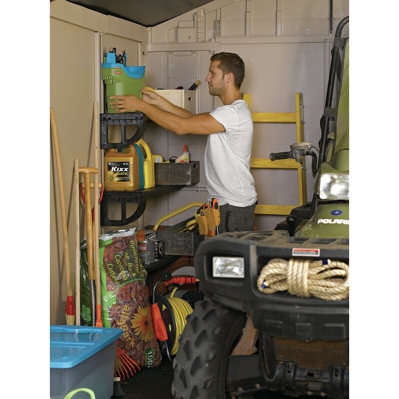 Factor 8 ft. W x 11 ft. D Resin Storage Shed