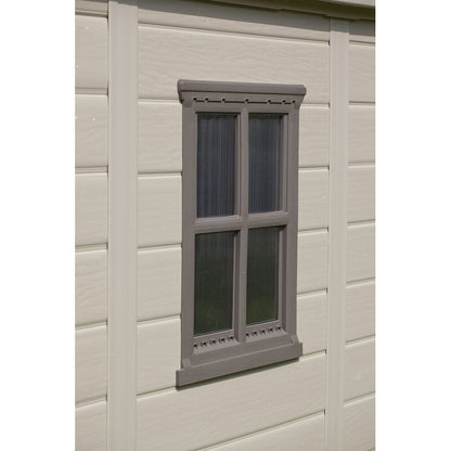 Factor 8 ft. W x 11 ft. D Resin Storage Shed