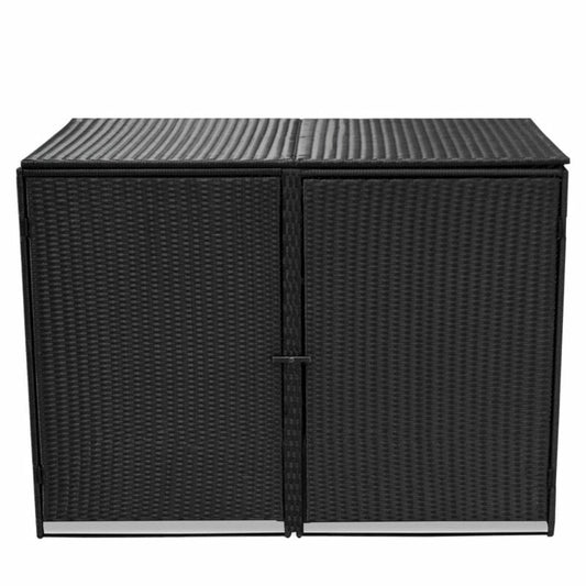 Wheelie 5 ft. W x 3 ft. D Plastic Horizontal Garbage Shed